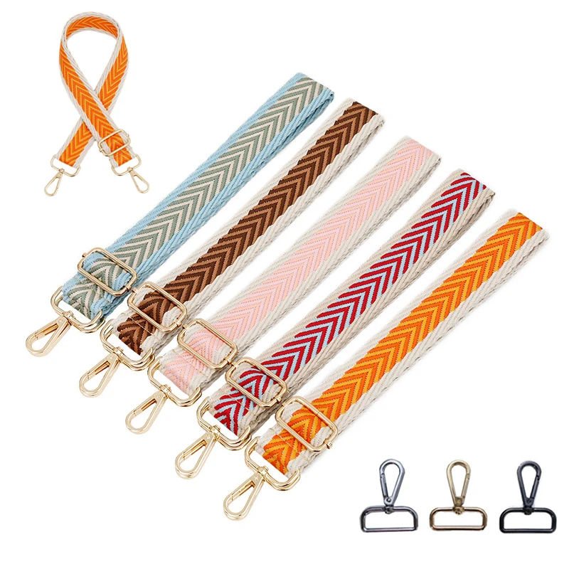 130cm Bag Strap Women Colored Straps For Crossbody Messenger Shoulder Bag Accessories For Bags Adjustable Belts Handbag Straps