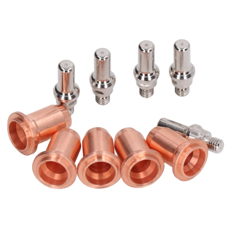 10-個の電極ノズル銅プラズマカッター消耗品-pt-60-プラズマ切断トーチ用