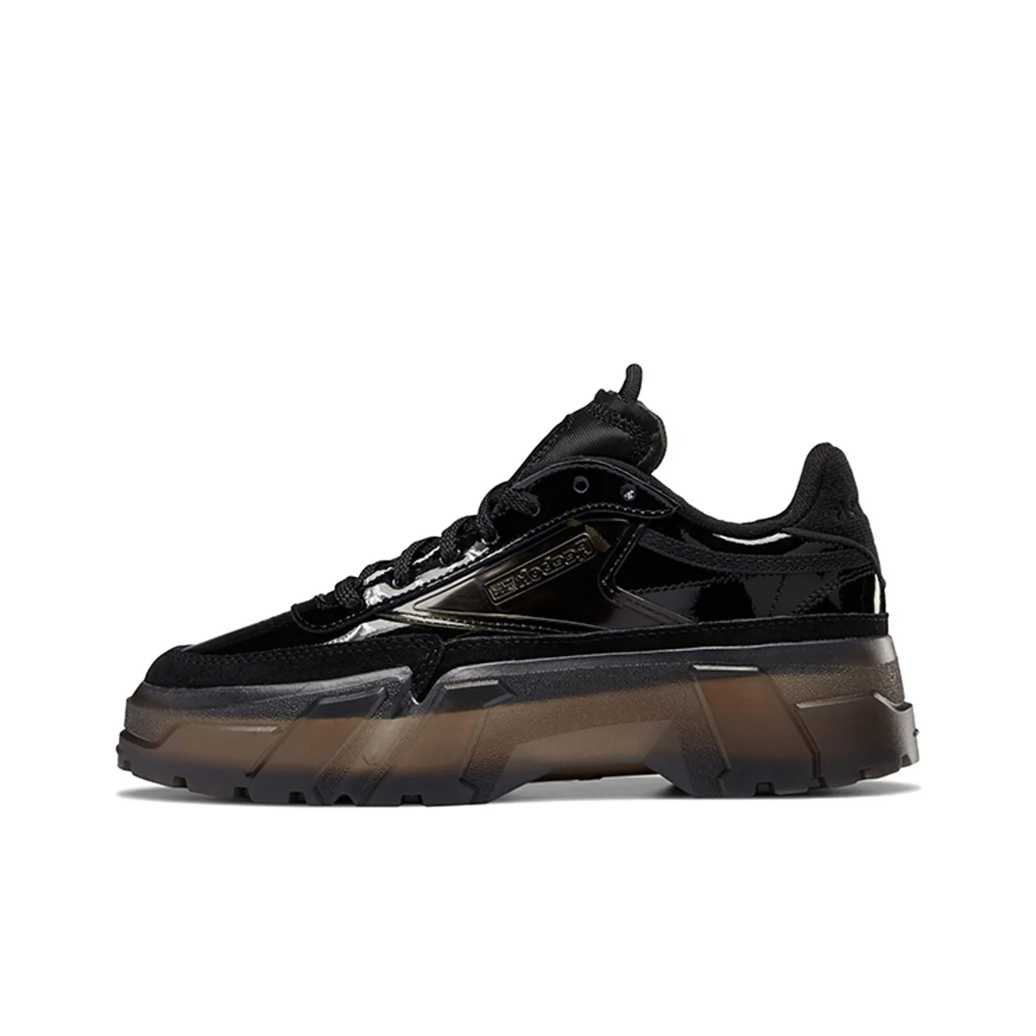 Tênis Feminino Reebok POIZON Club C Cardi B x Club C 'Core Black'