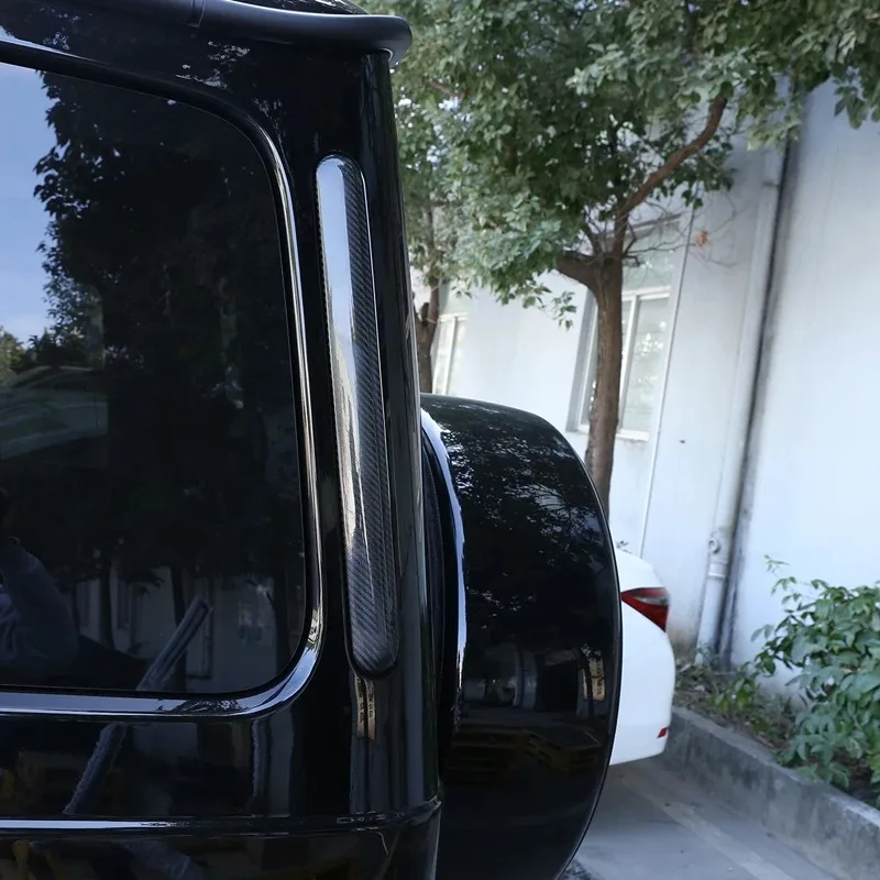 

Декоративные накладки на задние боковые воздуховоды из карбона ABS для Mercedes Benz G-Class W463 19-22, аксессуары для автомобиля.
