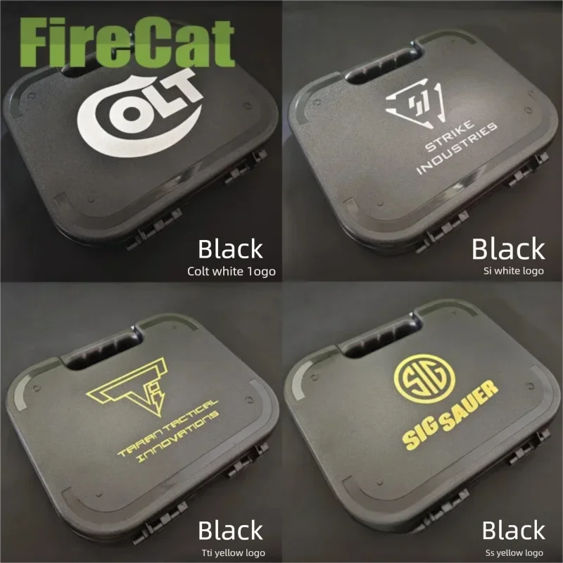 

Тактический защитный ящик для переноски G17 G18 G19 1911, чемодан для предотвращения падения пистолета, защитный чехол для хранения, жесткий чехол для охотничьего инструмента