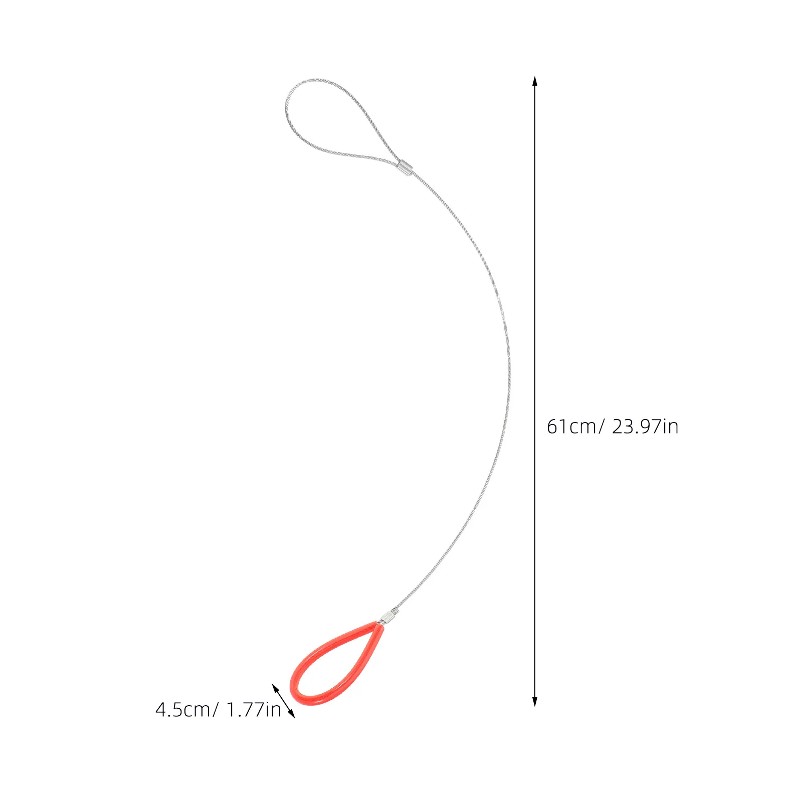 Accessoire de corde de sécurité, corde de levage en acier robuste pour ascenseur automobile, équipement de système de levage de remplacement de câble à boucle Durable