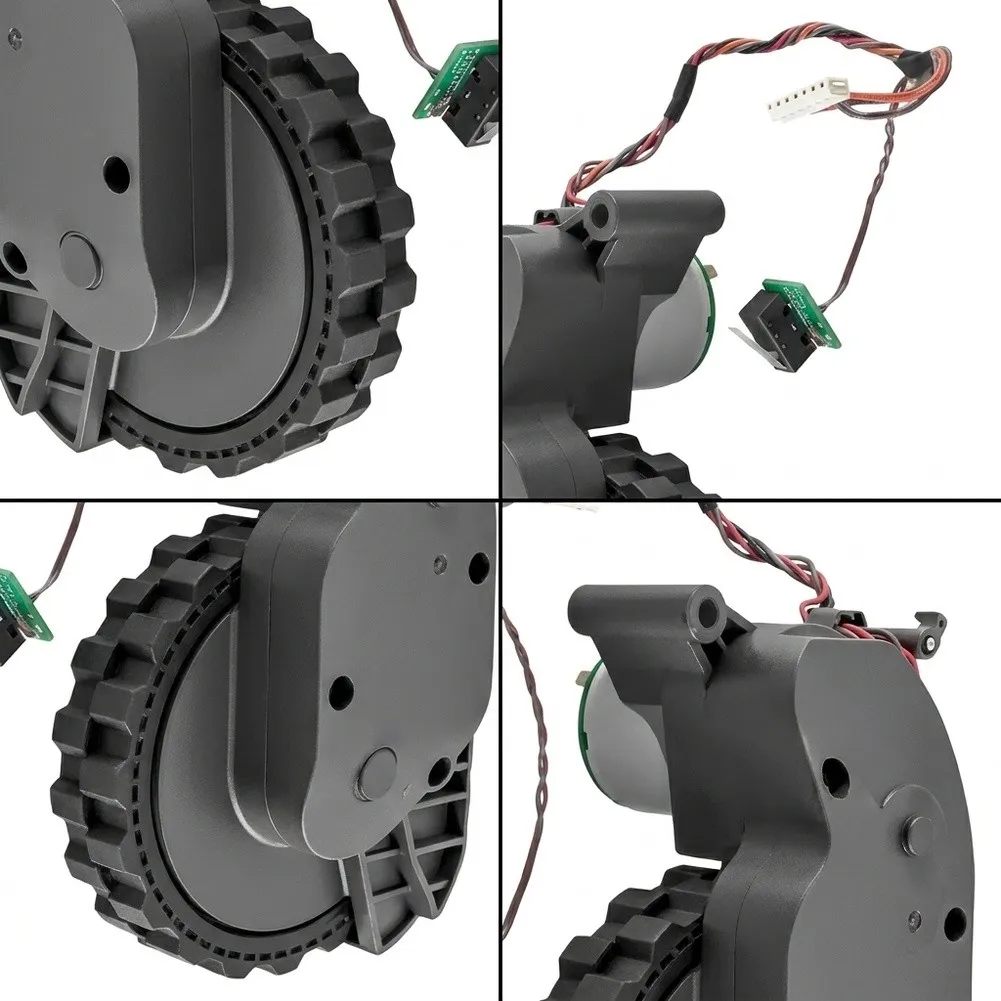 For Home Cleaning Robot Vacuum Wheels Rubber Caster Set High-density Rubber Material Deformation Resistant Build