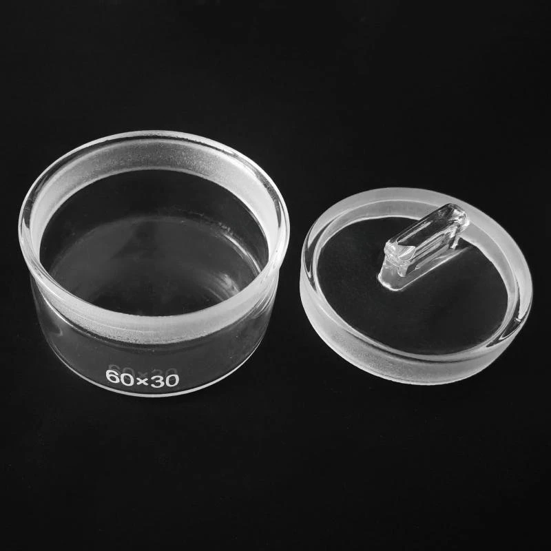 Glass Cup 60X30mm Transparent Bottle Alcohol Cup Watch Repair Part Tool for Watchmakers 1 Piece