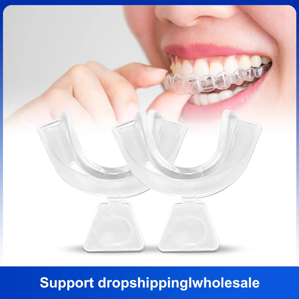 Silicone Braces Cold Light Whitening Dental Trays Prevent Tooth Grinding At Night Cushion Protect Gums Prevent Teeth Grinding