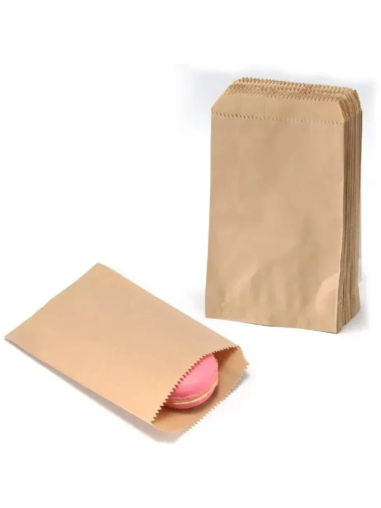 10x15cm, 8x15cm, 13x18cm, 4x6 Zoll, 50 Stück Kraftpapier-Geschenktüten, kleine Papiertüten für Verpackung, Party, Weihnachten