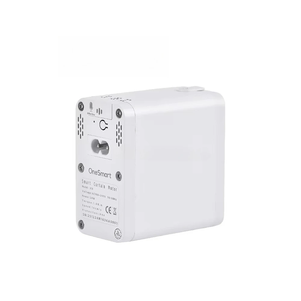 Graffiti Smart Plastic Electric Curtain Motor WiFi App Offline Voice Control, English Version, Suitable for Family Hotels,