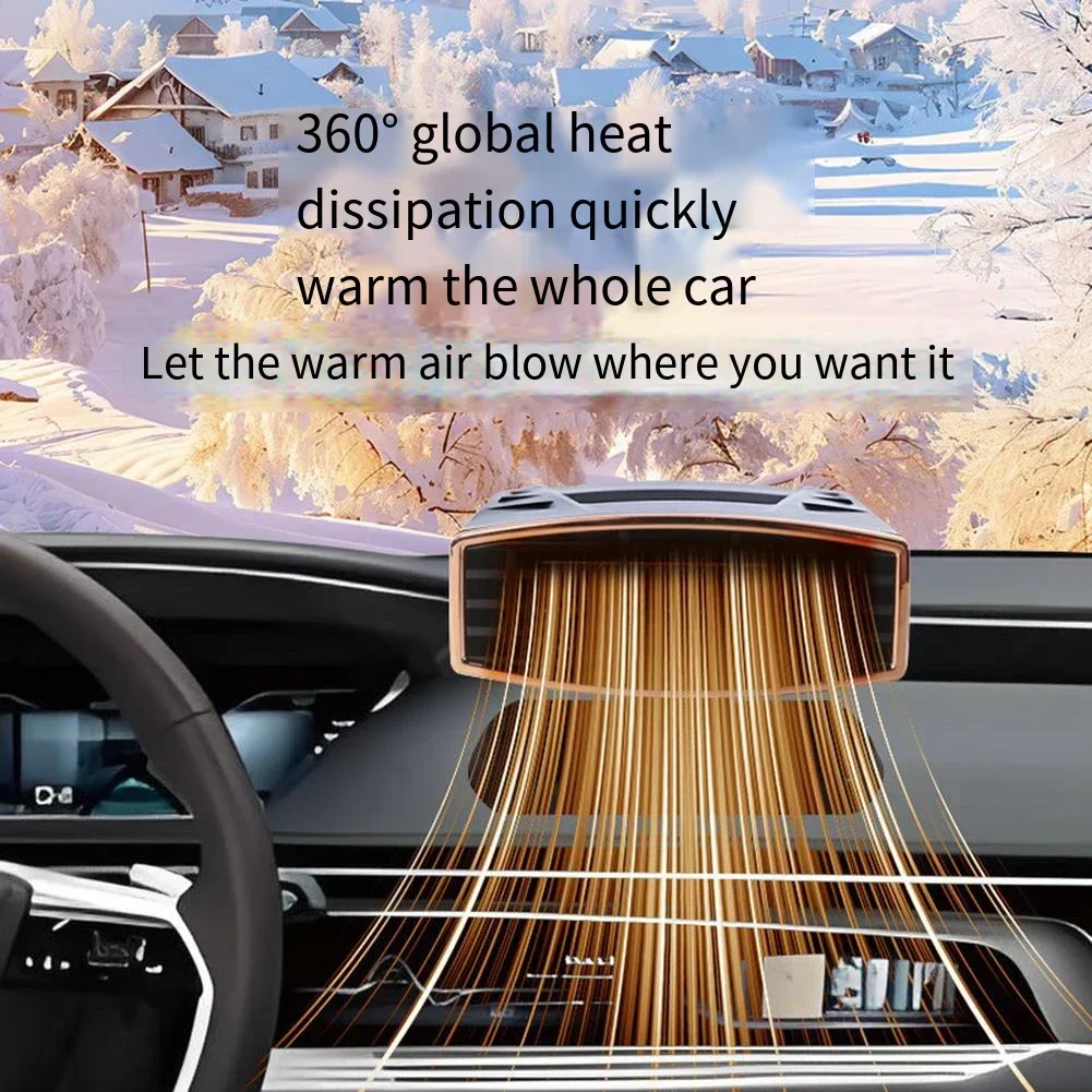 Car Heater 12V 150W Electric Auto Car Heater Defroster Demister Portable Heater Windshield ABS Cooling Heating Fan