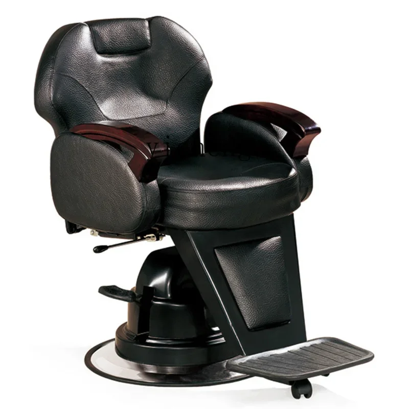 Zws. Hair salon chair reclining beauty salon chair lifting large chassis