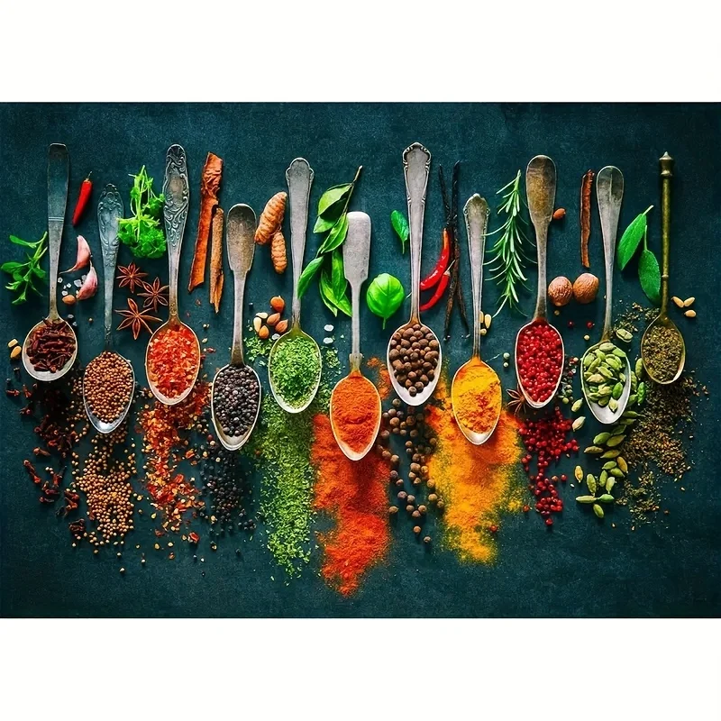 

1 Box 500/1000/1200/2000PCS Puzzle for Adult Colorful Seasonings Jigsaw Both Challenging and Fun Home Decoration Gift