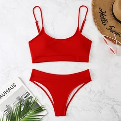 Maillot de bain brésilien taille haute, soutien-gorge push up, bikini, pour femmes, vêtements de plage, nouvelle collection 2023