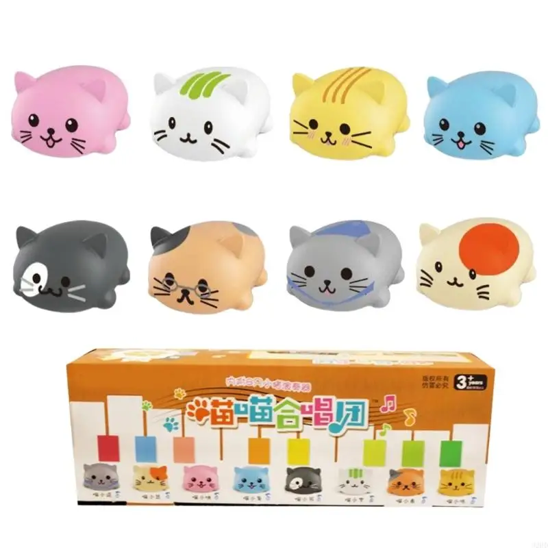 

J2HD Sound Activated Cats Pet Toy Creating Harmonious Musical Notes For Children
