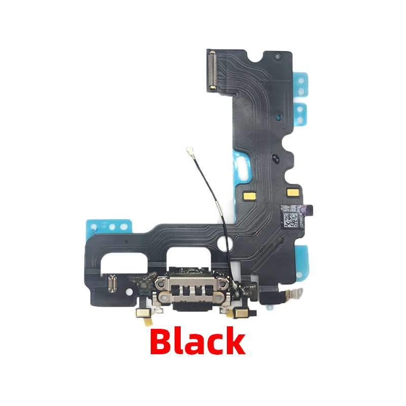 Puerto de carga flexible para iphone 7, Mini cargador USB, Conector de base, piezas de repuesto de reparación, Original