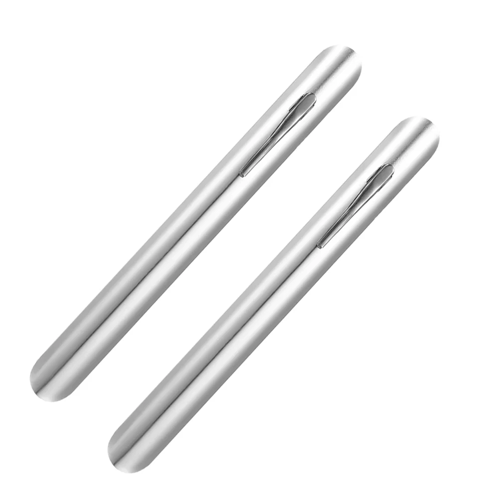 2 Pcs Bread Crumb Scraper Restaurant Sweeper Table Cabinet Stainless Steel Crumbs Collector Clean Cleaning Tool Dining Cleaner