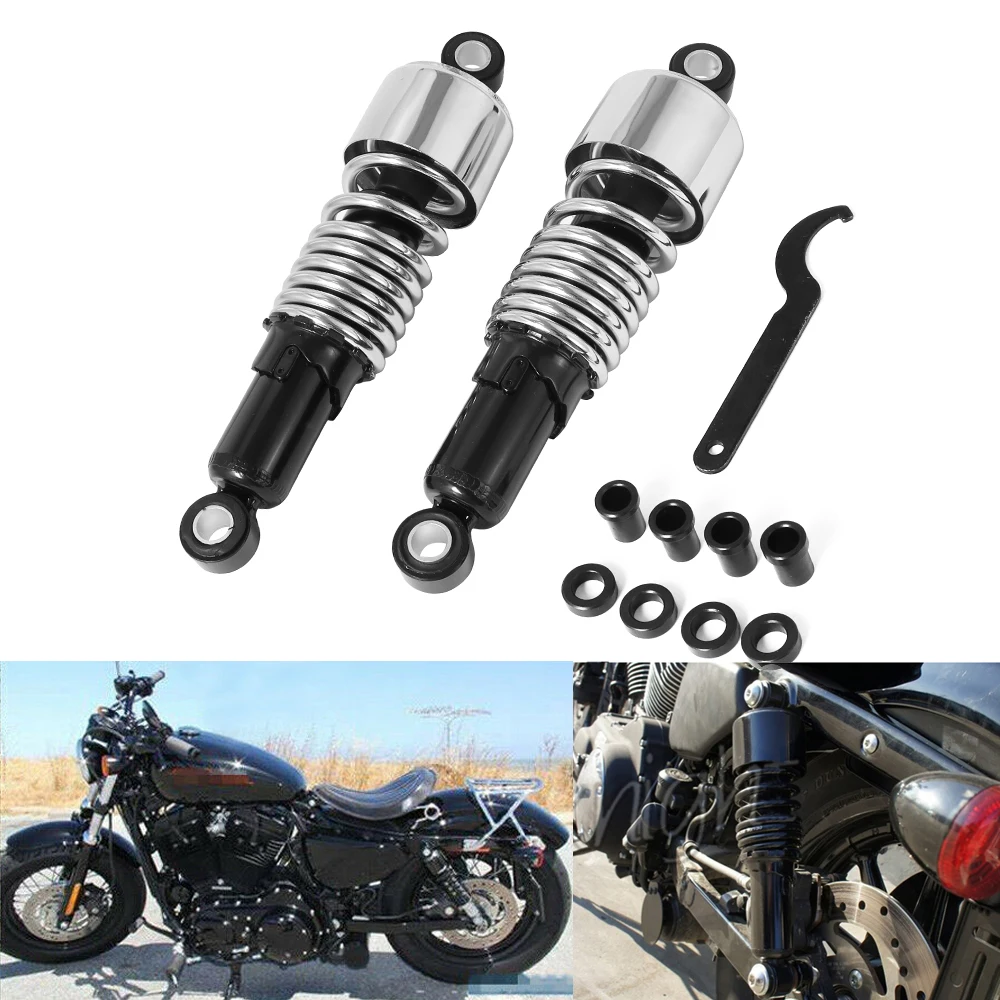 1 Pair Rear Shock Absorbers Motorcycle 10.5\