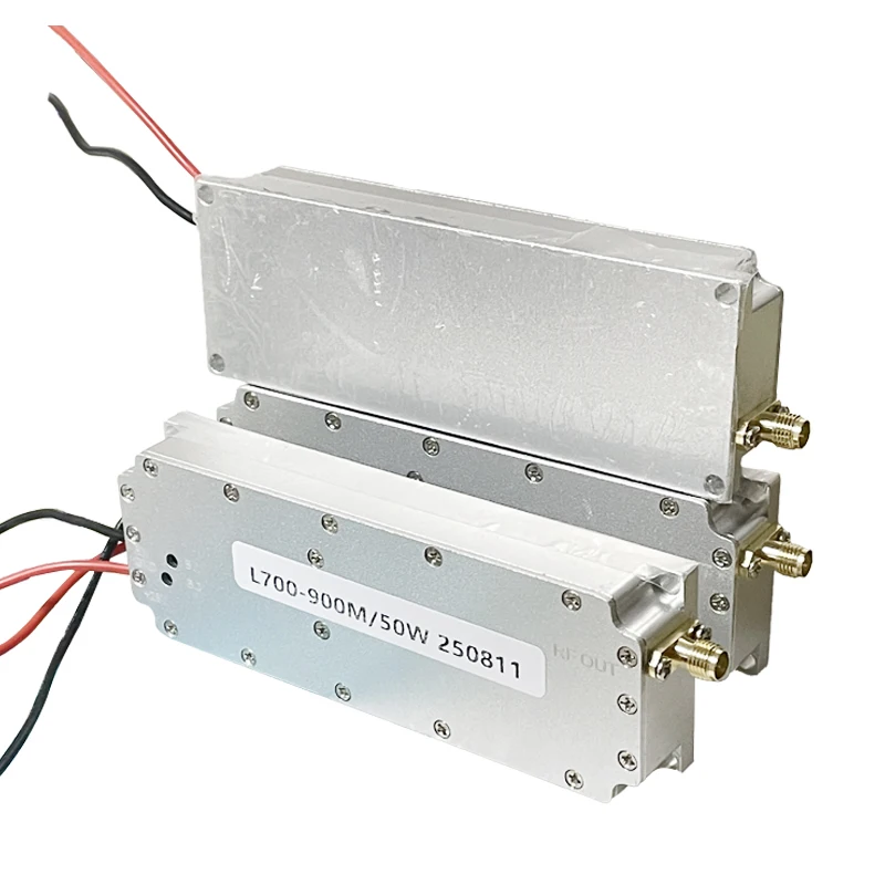وحدة مضخم LoRa 30-50 واط مع جهاز توزيع