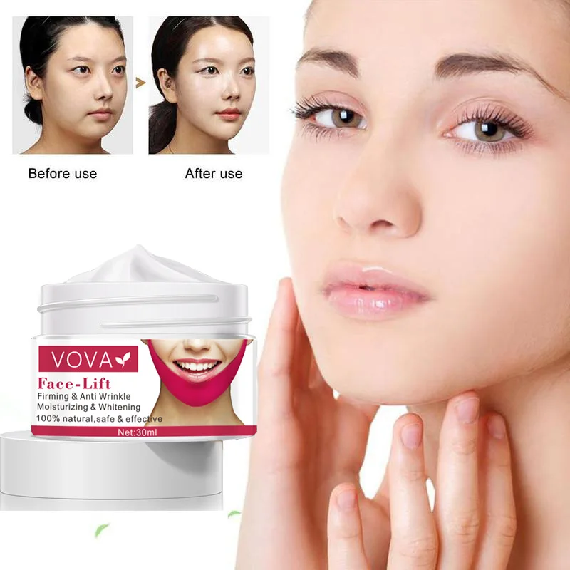 VOVA Skin Care Slimming Firming Powerful V-Line Face Magic Whitening Cream 30ML 10PCS