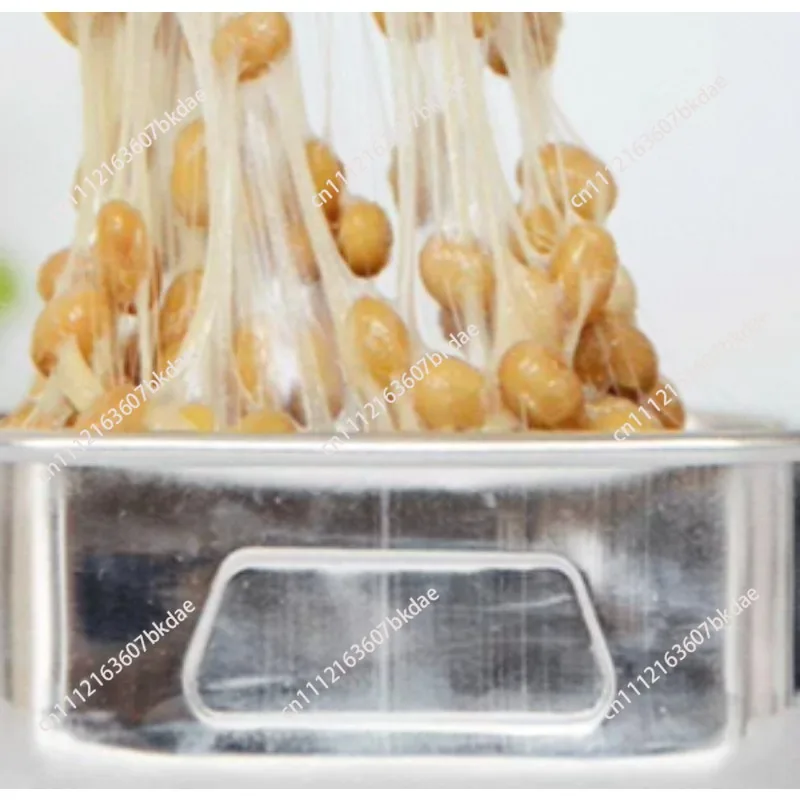 Automatic Stainless Steel Natto Maker, Multi-Function Electric Fermenter for Yogurt, Tempeh, Pickles & Rice Wine