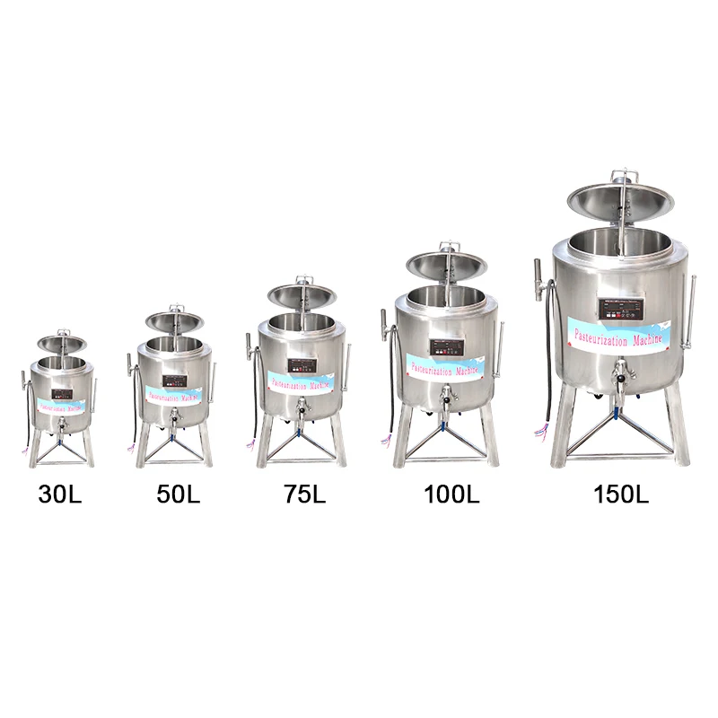 Customized Sales Automatic Liquid Milk Ice Cream Pasturization Machine Pasteurizer