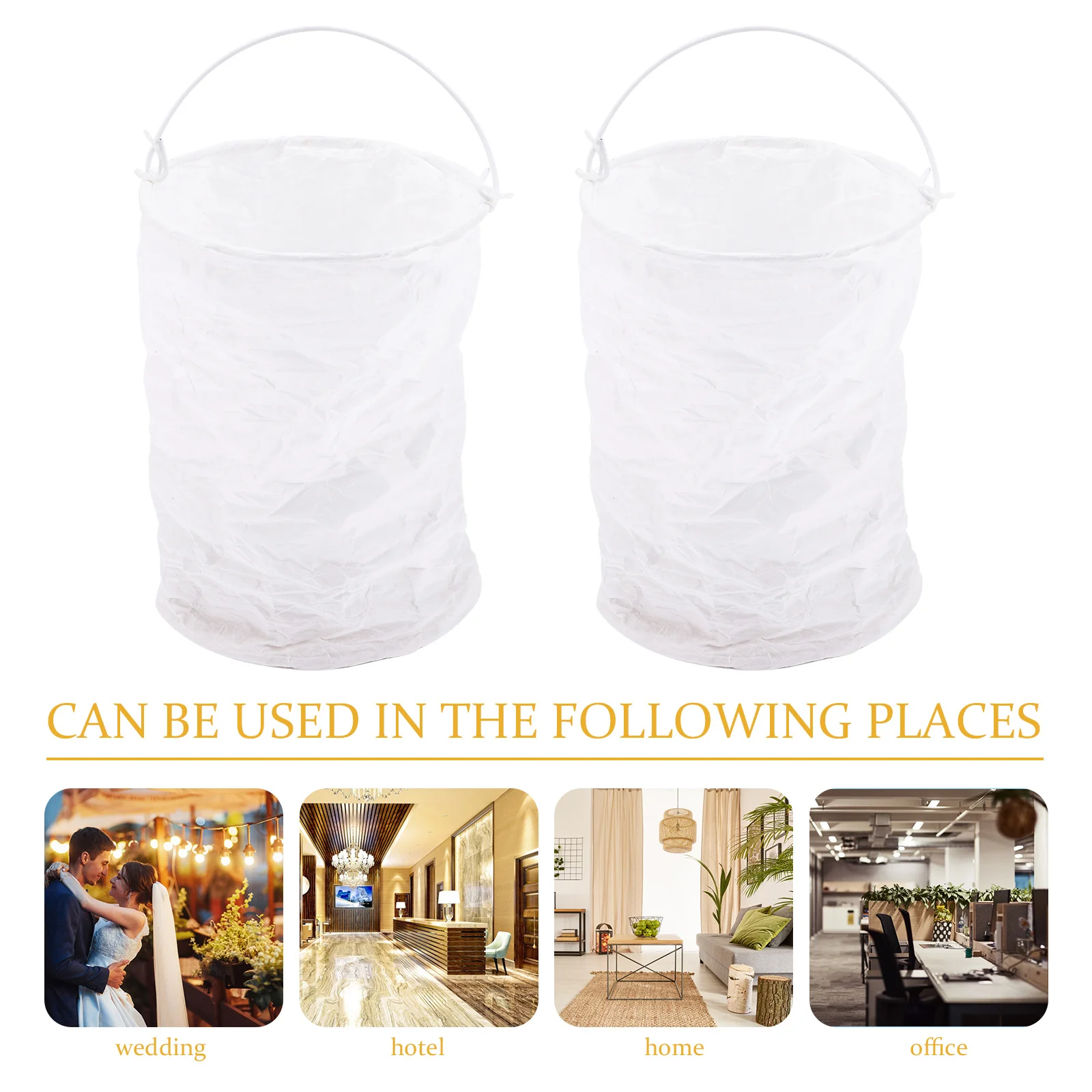 

6Pcs Paper Lanterns Decorative White Hanging Lanterns for Wedding Birthday Anniversary Party Decor Paper Lantern Decor