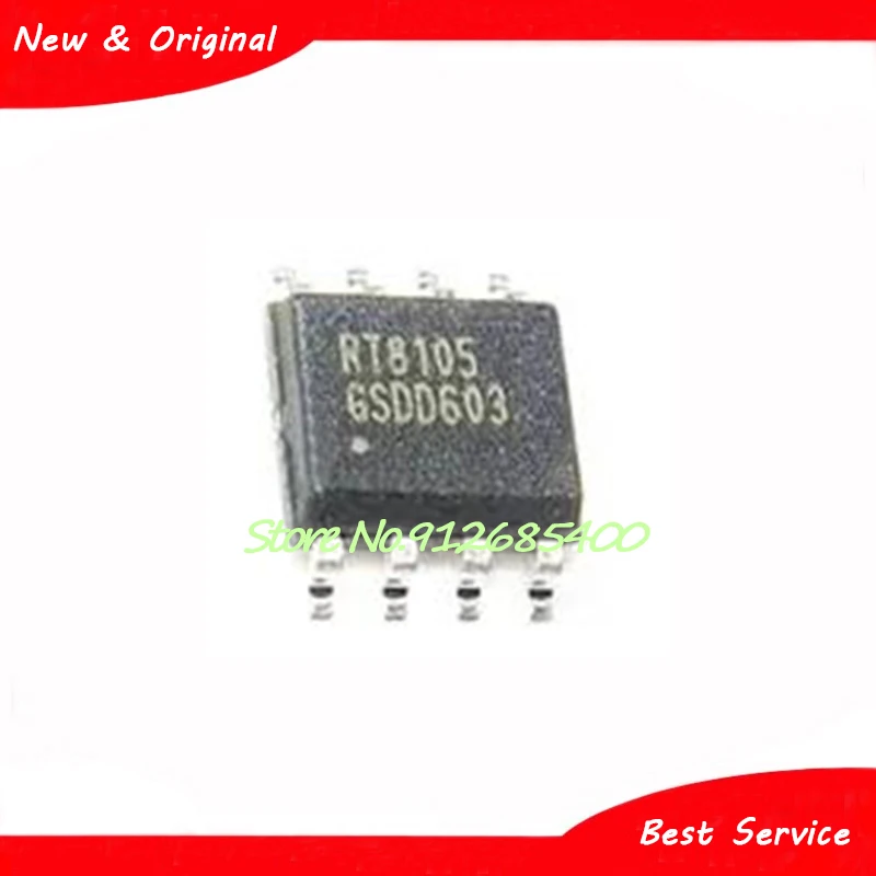 جديد وأصلي RT8105GS ، في الأوراق المالية ، RT8105 SOP8 ، 10 قطعة للمجموعة الواحدة