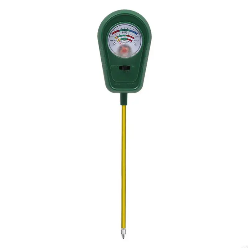 G88B Multifunction Detector for Garden Yard Patio Lawn Earth Utility 3-in-1 Soil Moisture/Fertility/pH Meter Portable Durable