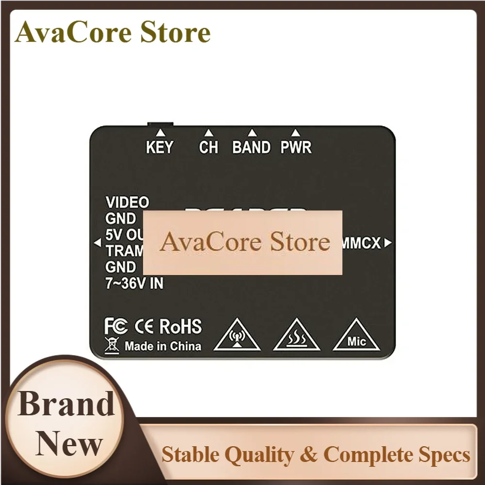 AvaCoreFOXEER 4.9G-6G Reaper Extreme V2 2.5W 80CH VTX 25mW/200mW/500mW/1.5W/2.5W Adjustable 2-8S 20X20mm For RC FPV Long Range D