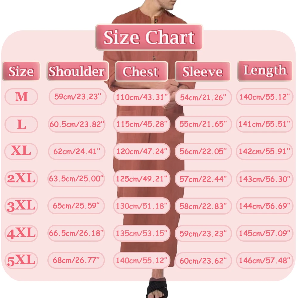 ヴィンテージムスリム男性イスラムアラビアジュバ・トーブローブ男性用長袖パキスタン・ドバイ・カフタン・アバヤポケットローブサウジアラビアドレス