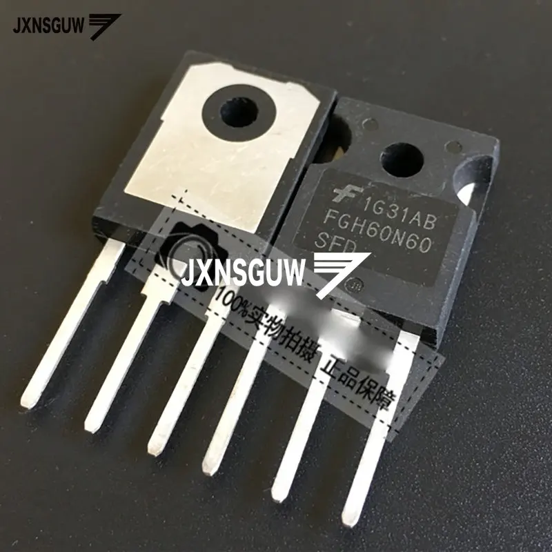 10PCS NEW FGH60N60SFD Single Tube Inverter Electric Welding TO-247 600V60A One-Stop Distribution BOM IC Electronic Components