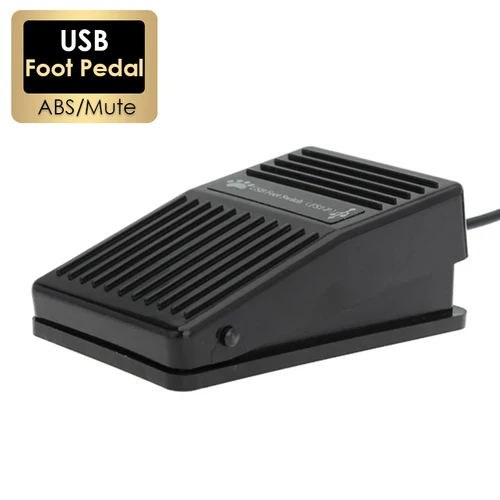 Pedal de teclado con interruptor de pie USB para ordenador HID, Control de interruptor de acción USB, funciones clave de preprograma, ratón, juego de PC QJY99