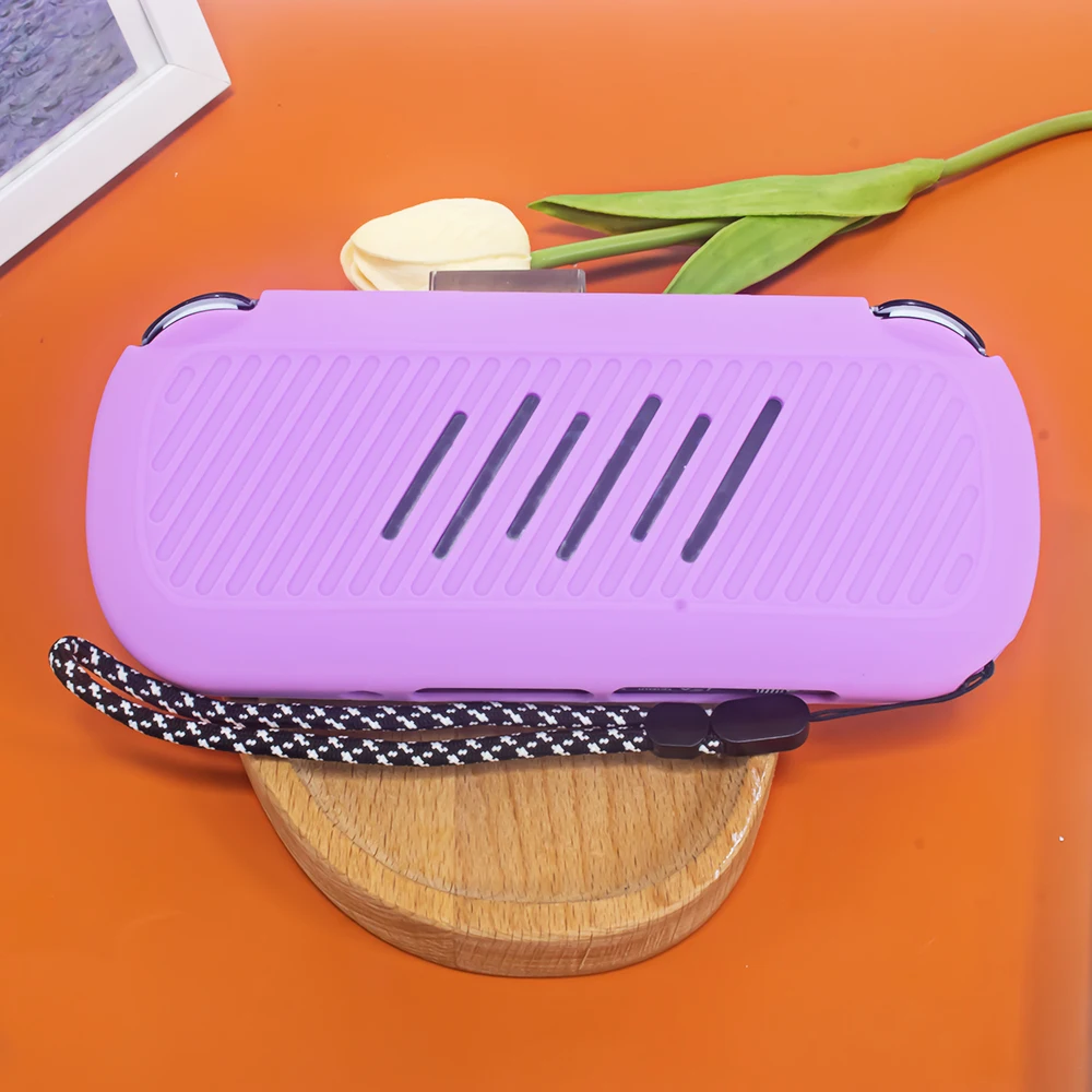 For Trimui Smart Pro Game Console Silicone Protective Cover EVA Hard Carrying Case Waterproof Storage Bag with Lanyard