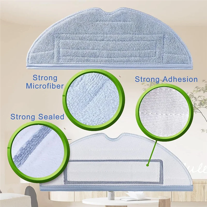 مجموعة ملحقات EAS-20PCS S7 لـ Xiaomi Roborock S7، S7+، S7 Maxv، S7 Maxv Plus، G10S، G10S PRO Robot Vacuum Cleaner Replacement P