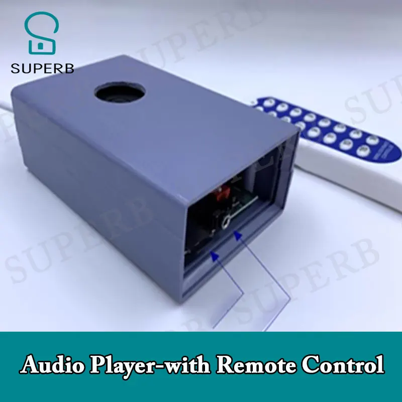 Escape room audio player remote control version background music palyer Superb escape room new prop 2023 Audio player prop