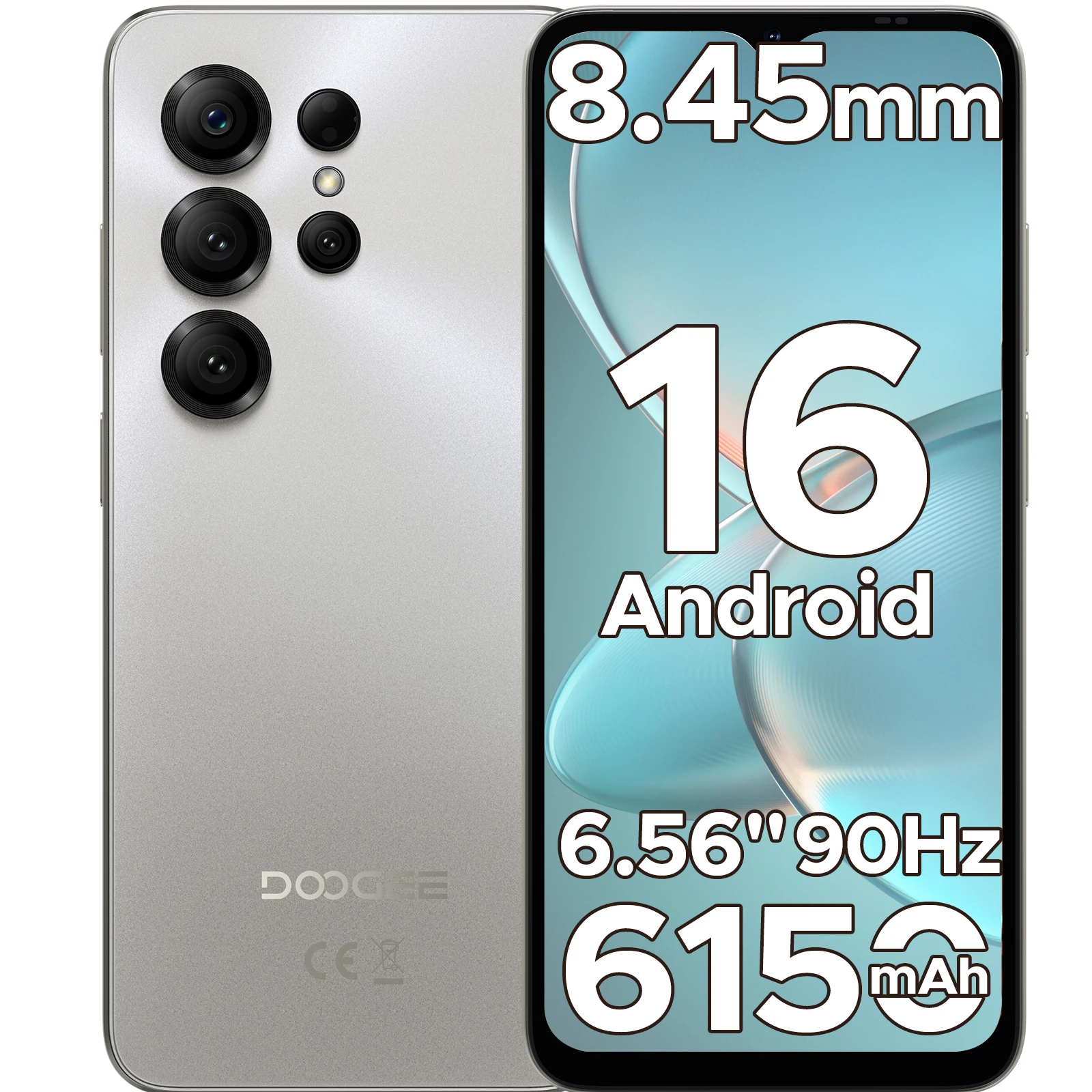 Global Version DOOGEE Note56 X Smartphone 24GB RAM(3GB+21GB) 64GB