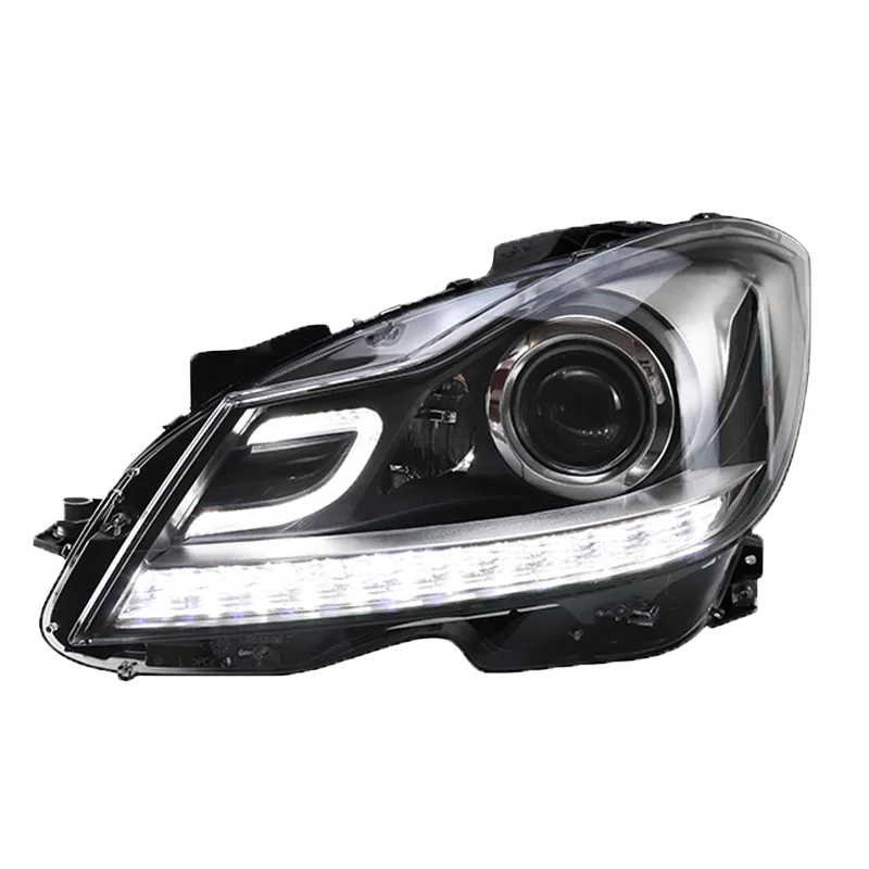 

ATV&UTVCar Front Lamps for Benz C200 C260 C300 2011-2013 W204 Auto Headlights Assembly Upgrade LED Bifocal Projector Lens Access