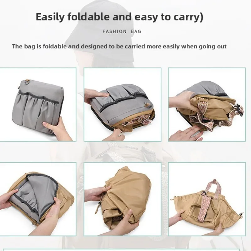2026 New Cross-border Backpack Variety Cradle Bag Large Capacity Mommy Bag Lightweight Maternal and Infant Bag
