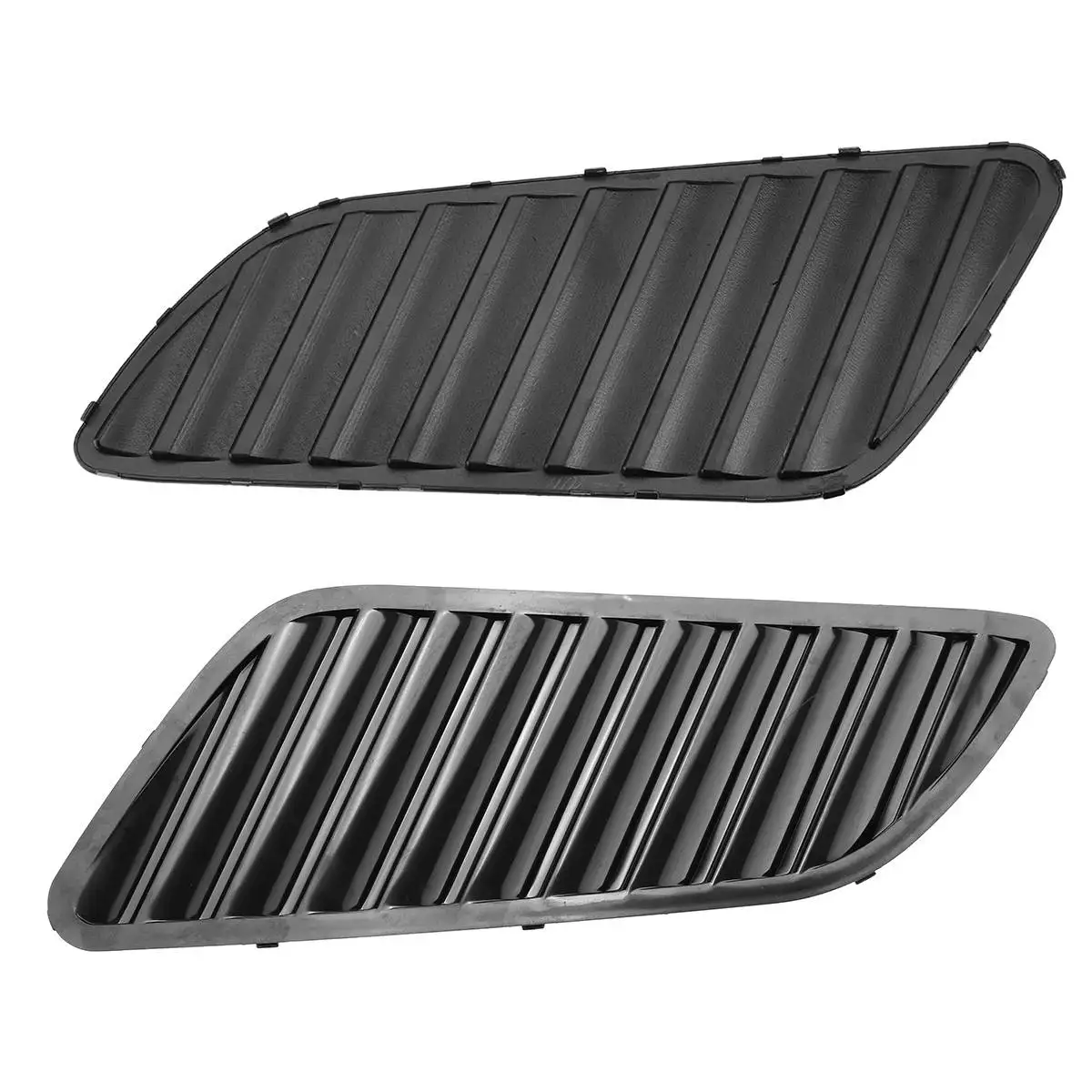 DTM Style 2pcs E90 E91 Universal Car Front Bonnet Grill Vent Hood Cover Air Outlet Vent For BMW E90 E91 E92 E93 F30 E46 ABS - view 2