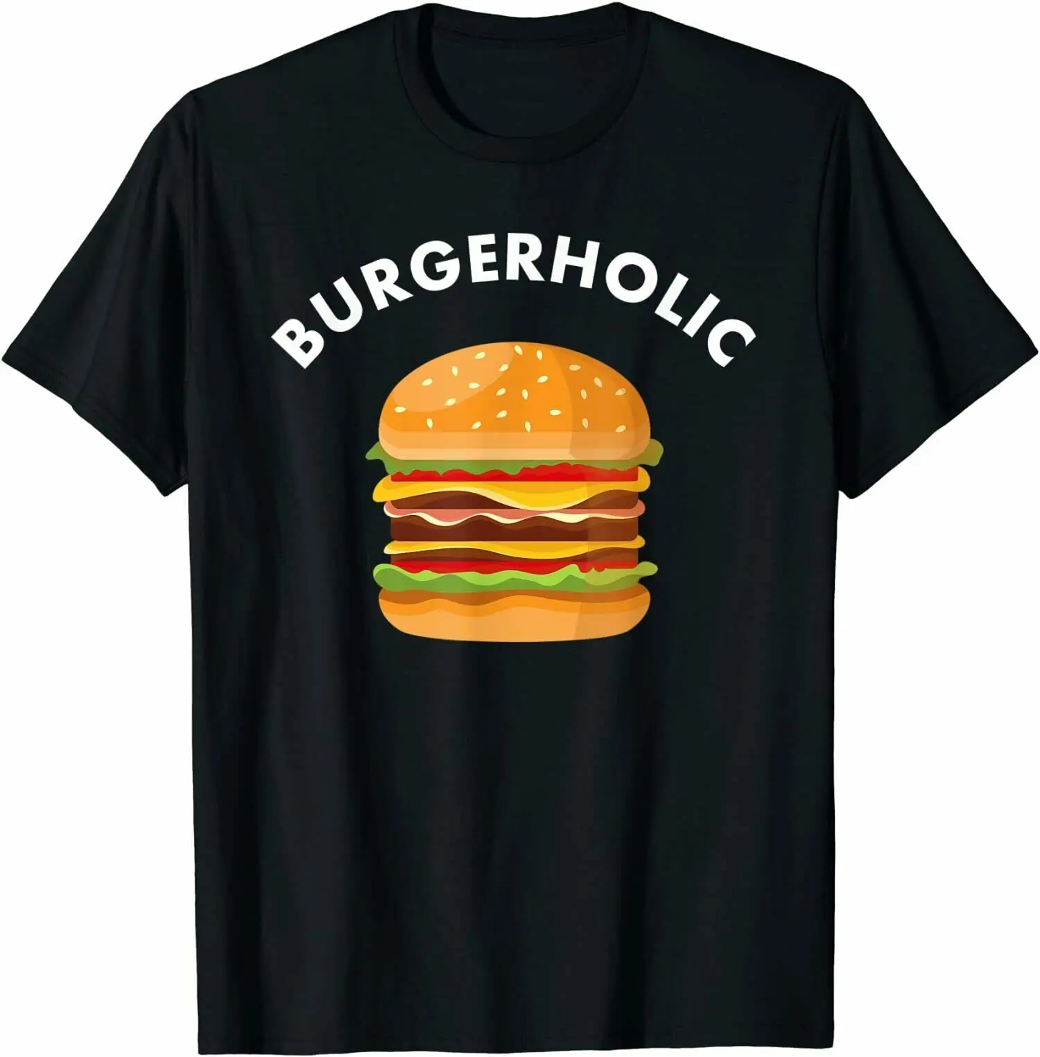 Burger Shirt Funny Burgerholic Saying Burger Lover Gift T-Shirt For Men