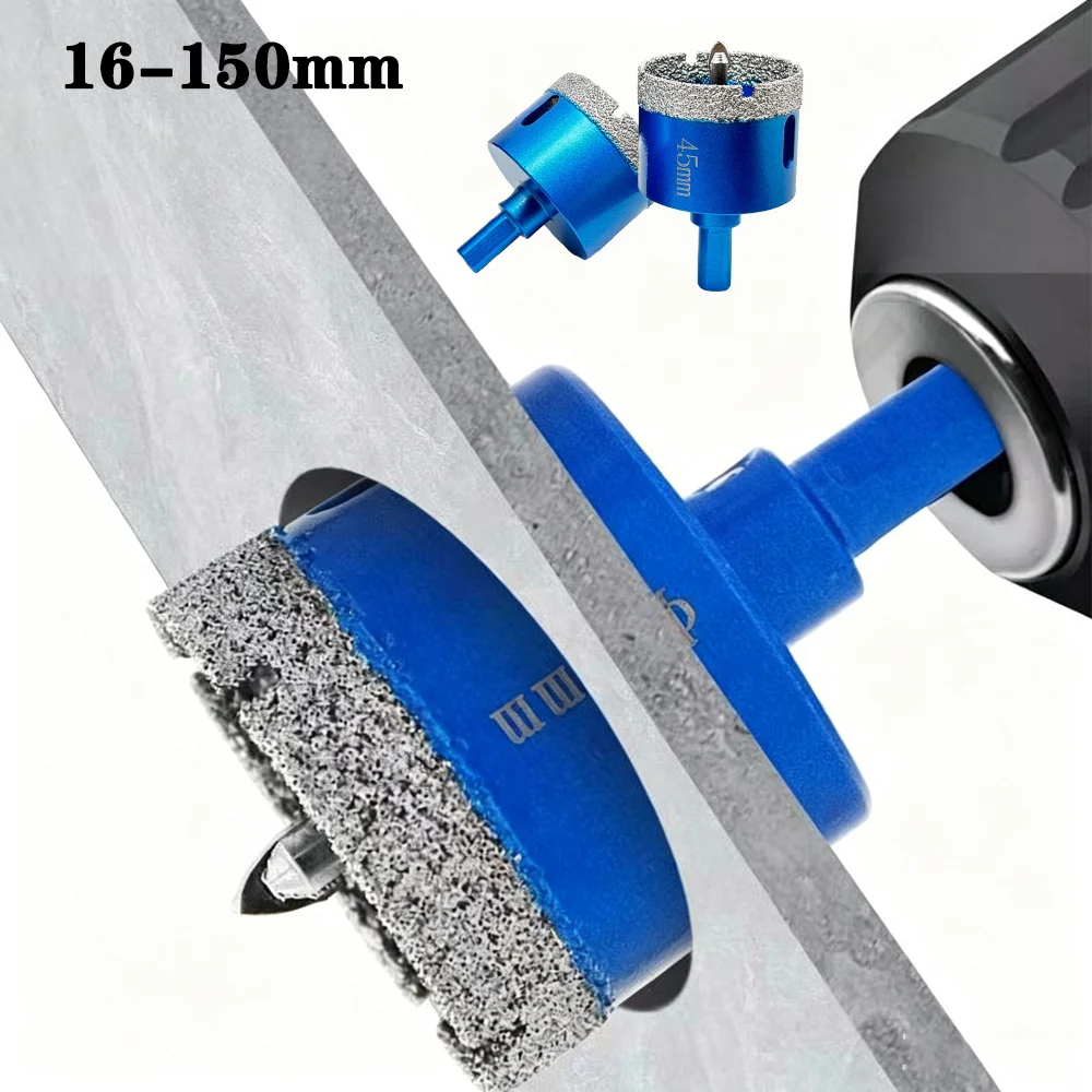 1Pcs 16/18/20/25-150mm Diamond Drill Bits Set Ceramic Tile Hole Saw with position drill for Glass Marble Granite Stone Porcelain