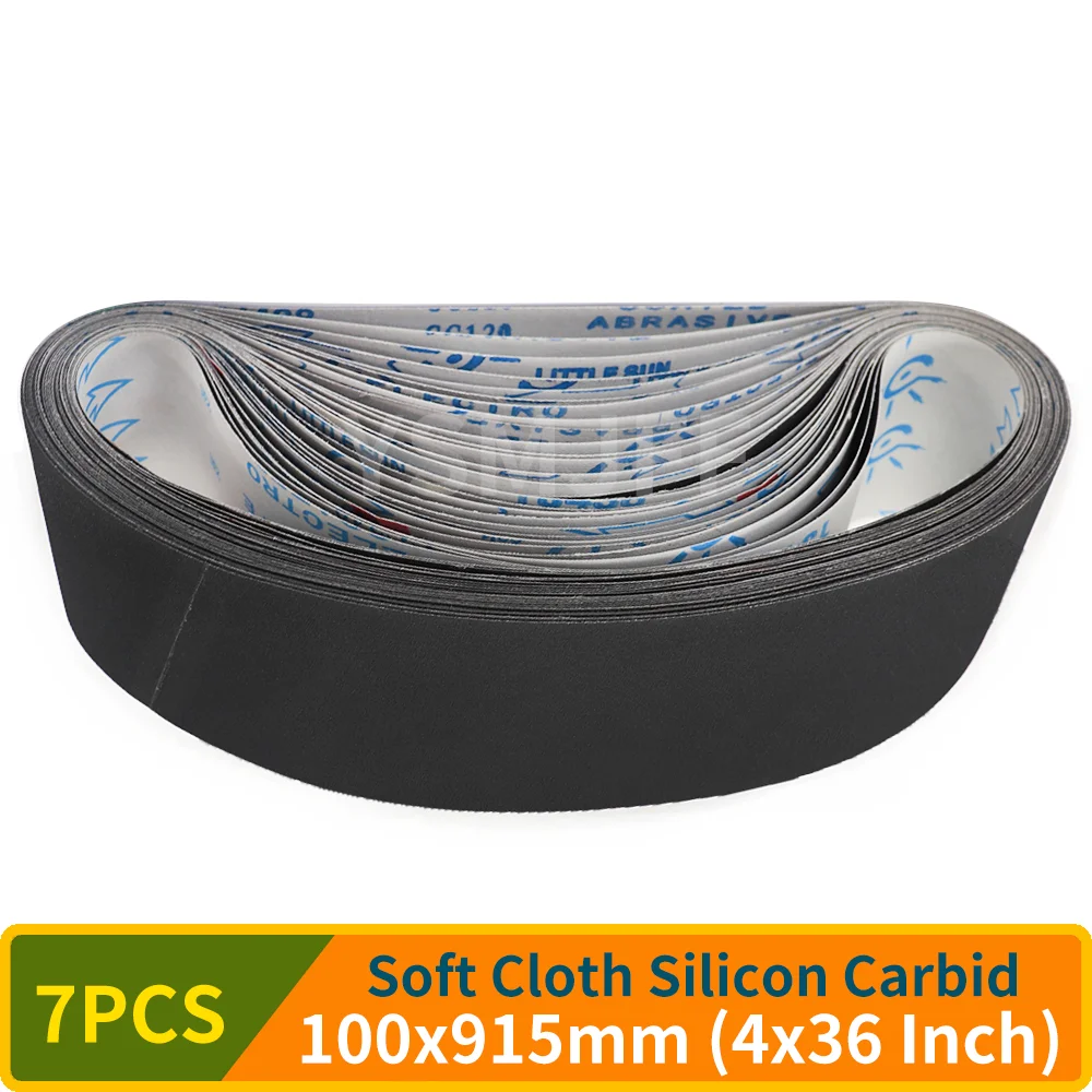 7PCS 915x100mm Abrasive Belts for Metal Polishing 4