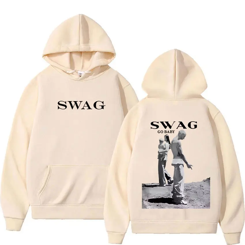 Rapper Justin Bieber SWAG New Album 2025 Tour Graphic Hoody Men Women Clothing Y2K Hip Hop Gothic Long Sleeve Hoodies Streetwear