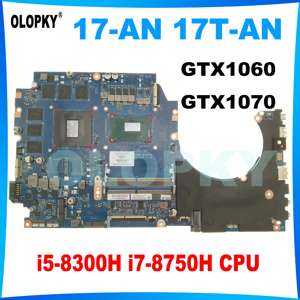 

DAG3BEMBCD0 для материнской платы ноутбука HP Omen 17-AN 17T-AN L11138-601 L11138-001 L17013-601 i5-8300H i7-8750H CPU GTX1060/1070 GPU