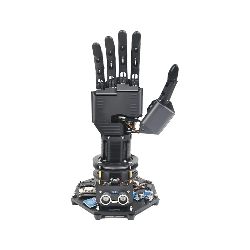 

Bionic mechanical palm five fingers dexterous hand stm32 somatosensory control mechanical breakthrough point programmable robot