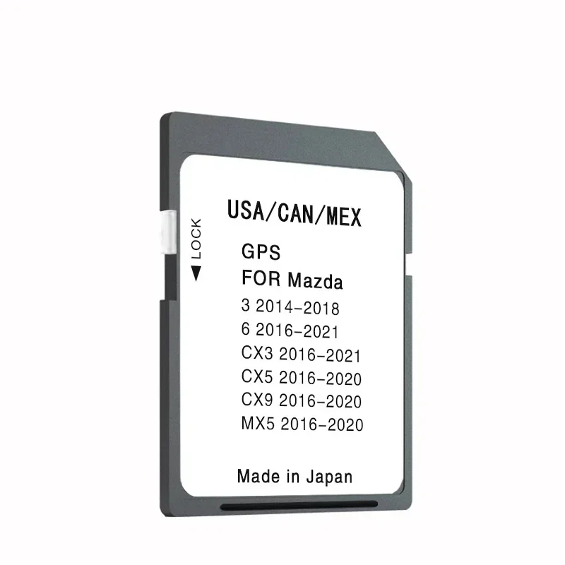 Newest Update Maps Version Navigation SD GPS Card North America for Mazda 3 6 CX3 5 9 MX5 Free Shipping