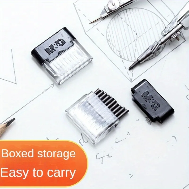 M&G 20 Pcs Replaceable Leads HB Bullet Tip Compass Lead Replacement for School Children Writing Tools