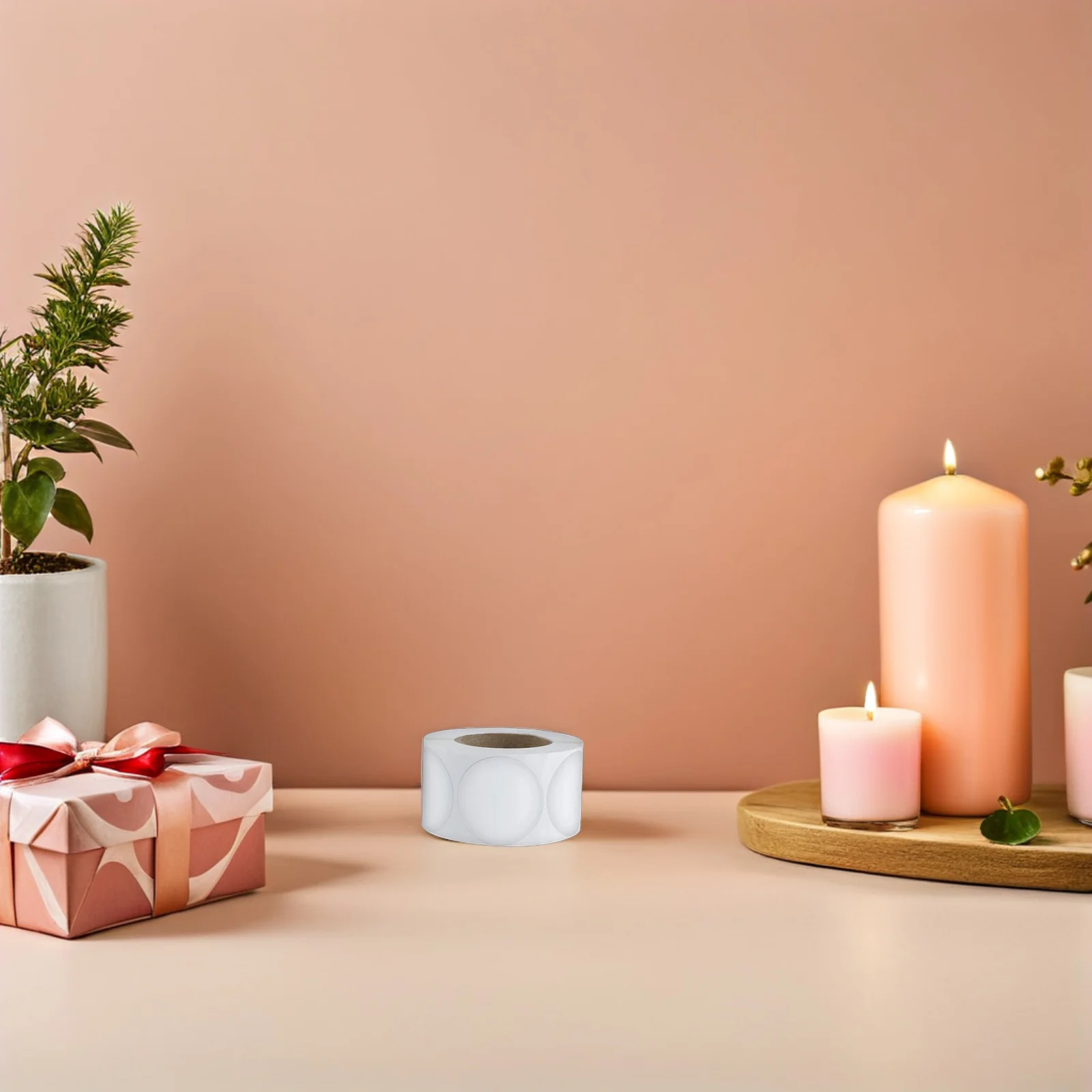 

Прозрачные наклейки, круглые прозрачные этикетки, 5 см, уплотнения, вкладка на конверт, самоклеящаяся наклейка в горошек, домашний офис, ganization