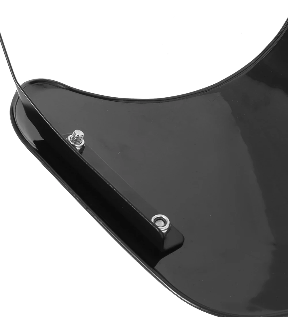 لياماها كاواساكي سوزوكي مقهى المتسابق ل هارلي هوندا دراجة نارية العالمي الأسود الزجاج الأمامي الرياح منحرف الزجاج الأمامي هدية #3