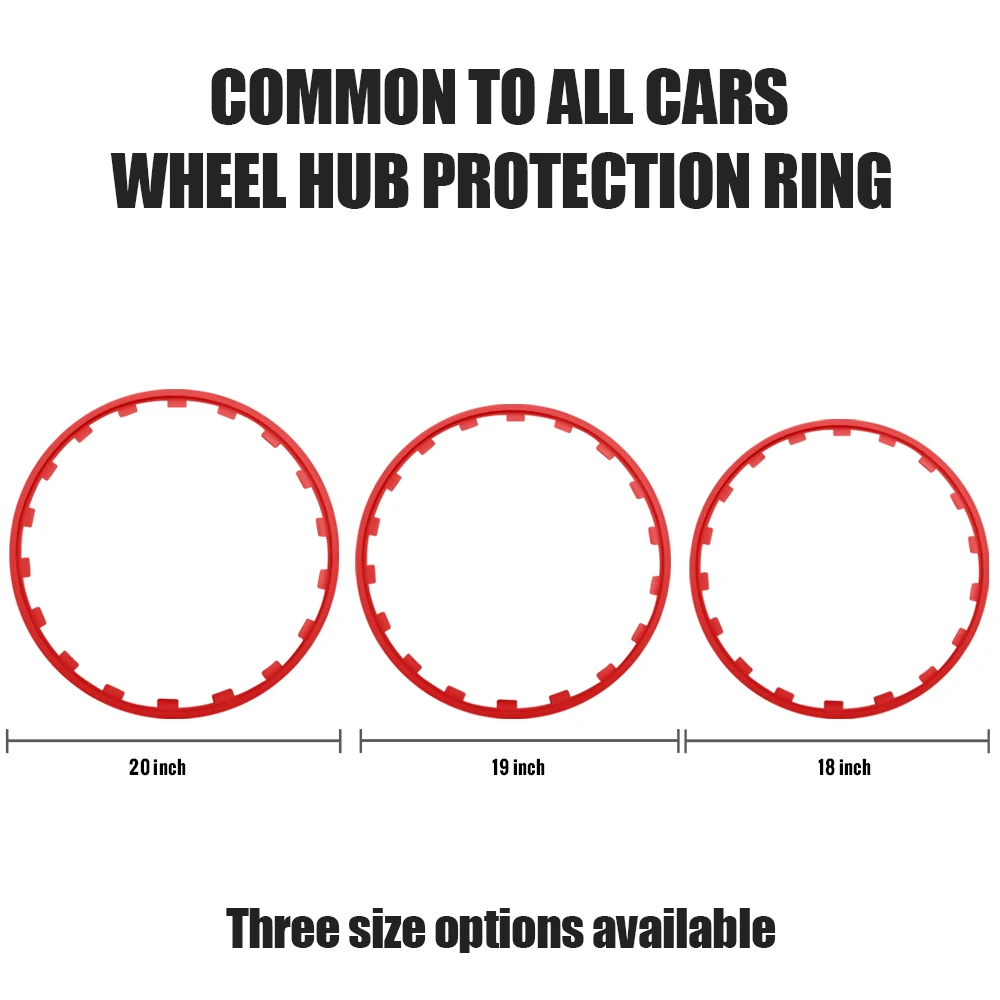 4PCS 18/19/20inch Car Rims Ring Protectors Vehicle Wheel Rims Guard Strips For Land Rover Mazda Audi Honda Jaguar Hyundai etc.