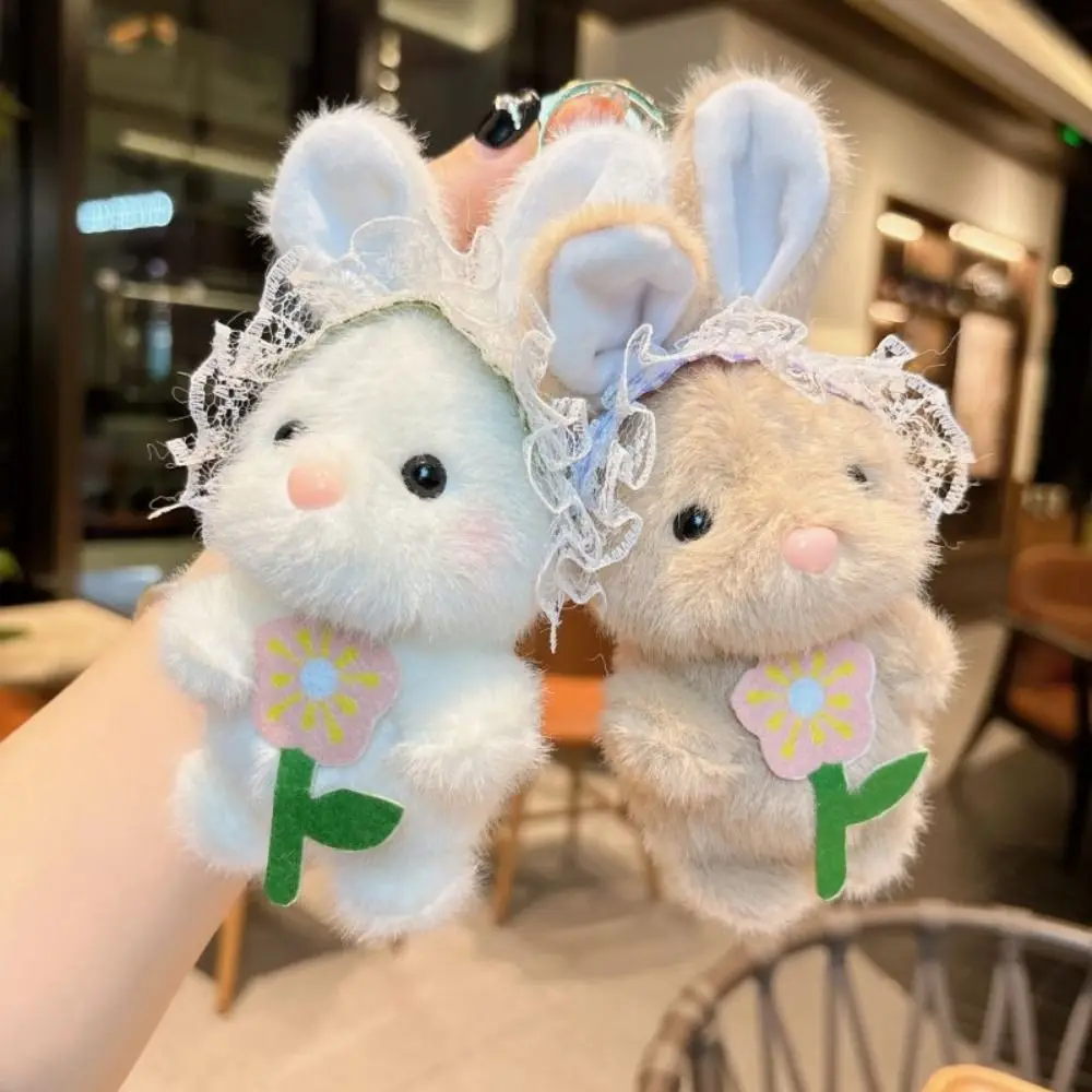 

Fashion Plush Cartoon Key Chains Soft Rabbit Key Rings Kawaii Trinket Bag Pendant Door Key