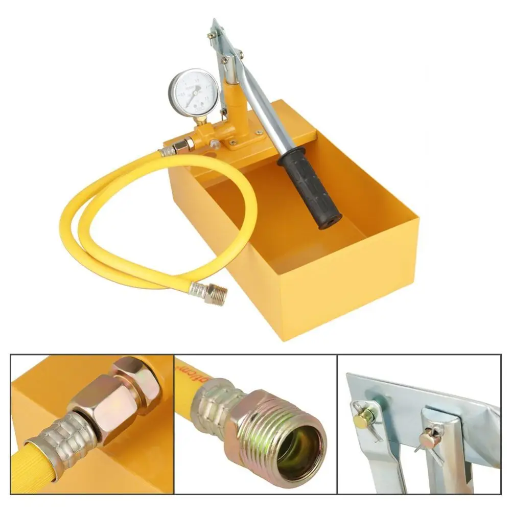 

25Kg Manual pressure testing pump High Precision Durable Household Pressure Test Pump Tap Water Manual Operation Booster Pump